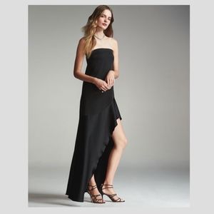 Neiman Marcus Camilla & Marc Satin & Crepe Gown